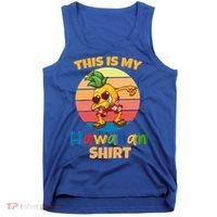 Dabbing Pineapple Sunglasses Boys This Is My Hawaiian Gift Tank Top thumb 0