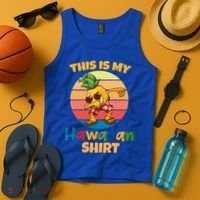 Dabbing Pineapple Sunglasses Boys This Is My Hawaiian Gift Tank Top thumb 4