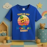 Dabbing Pineapple Sunglasses Boys This Is My Hawaiian Gift Toddler T-Shirt thumb 3