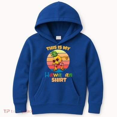 Dabbing Pineapple Sunglasses Boys This Is My Hawaiian Gift Kids Hoodie