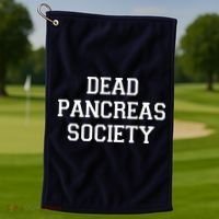 Dead Pancreas Society Golf Towel thumb 1