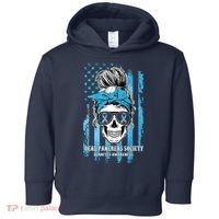 Dead Pancreas Society Diabetes Awareness Skull Messy Bun Toddler Hoodie thumb 0