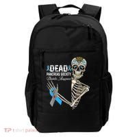 Dead Pancreas Society Diabetes Awareness Day Sugar Skeleton Backpack thumb 0
