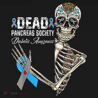 Dead Pancreas Society Diabetes Awareness Day Sugar Skeleton Backpack thumb 2