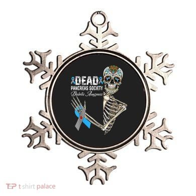 Dead Pancreas Society Diabetes Awareness Day Sugar Skeleton Ornament