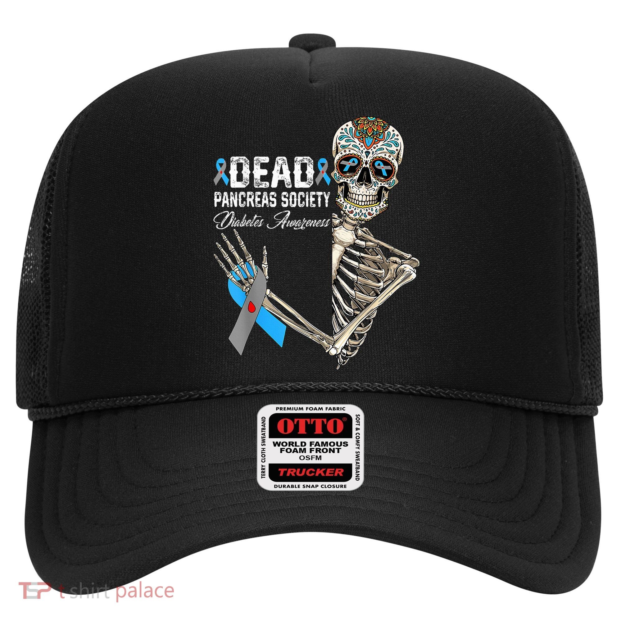 Dead Pancreas Society Diabetes Awareness Day Sugar Skeleton Hat