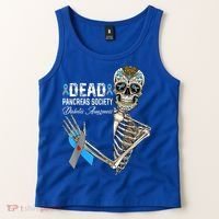 Dead Pancreas Society Diabetes Awareness Day Sugar Skeleton Tank Top thumb 2