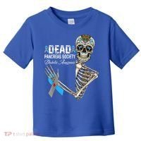 Dead Pancreas Society Diabetes Awareness Day Sugar Skeleton Toddler T-Shirt thumb 0