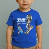 Dead Pancreas Society Diabetes Awareness Day Sugar Skeleton Toddler T-Shirt thumb 2