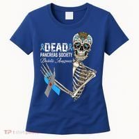 Dead Pancreas Society Diabetes Awareness Day Sugar Skeleton Women's T-Shirt thumb 0