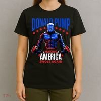 Donald Pump Swole America Gift Trump Weight Lifting Gym Fitness T-Shirt thumb 4