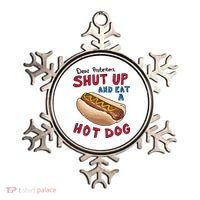 Dear Protesters Shut Up And Eat A Hot Dog Ornament thumb 0