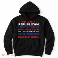 Daphne's Political S Why I'm Not A Republican Democratic Liberal Political Left Hoodie thumb 0
