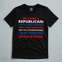 Daphne's Political S Why I'm Not A Republican Democratic Liberal Political Left T-Shirt thumb 5