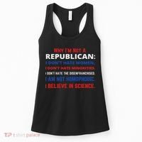 Daphne's Political S Why I'm Not A Republican Democratic Liberal Political Left Women's Tank Top thumb 0