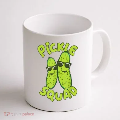Dill Pickle Squad Design Pickle Squad Coffee Mug back