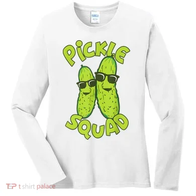 Dill Pickle Squad Design Pickle Squad Women's Long Sleeve Shirt