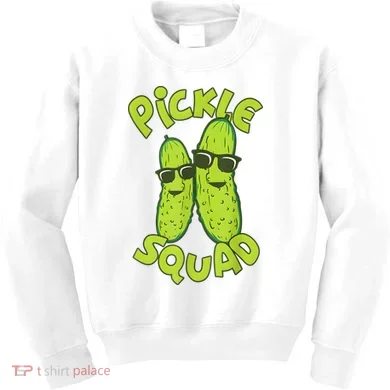 Dill Pickle Squad Design Pickle Squad Kids Sweatshirt
