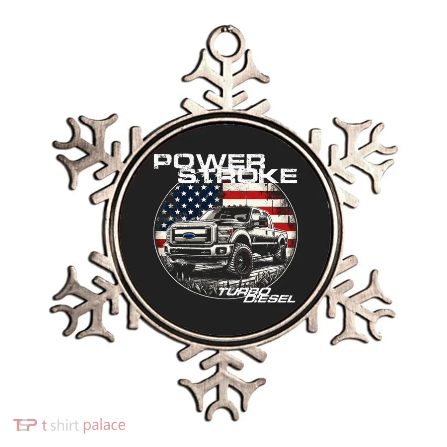 Diesel Power Stroke Truck 6.7 Coal Rolling Diesel Power Ornament
