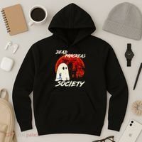 Dead Pancreas Society Ghost Diabetes Awareness Halloween Hoodie thumb 3