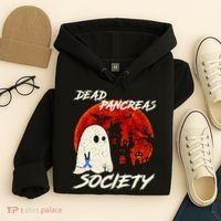 Dead Pancreas Society Ghost Diabetes Awareness Halloween Hoodie thumb 4