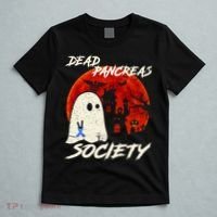Dead Pancreas Society Ghost Diabetes Awareness Halloween T-Shirt thumb 5