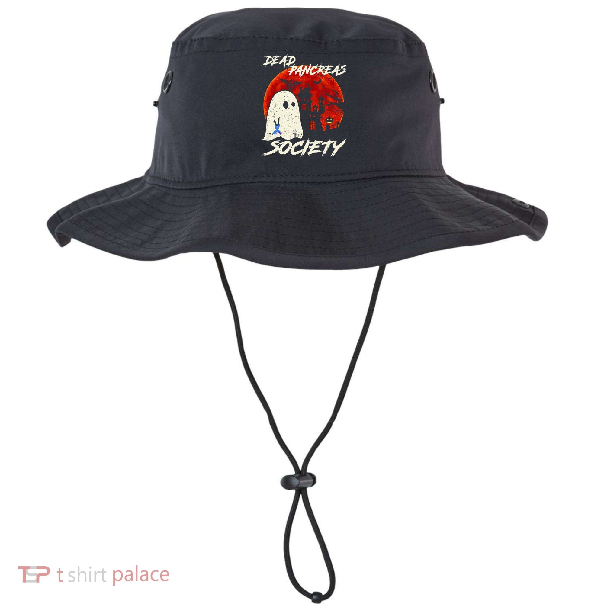 Dead Pancreas Society Ghost Diabetes Awareness Halloween Bucket Hat