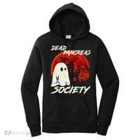 Dead Pancreas Society Ghost Diabetes Awareness Halloween Women's Hoodie thumb 0