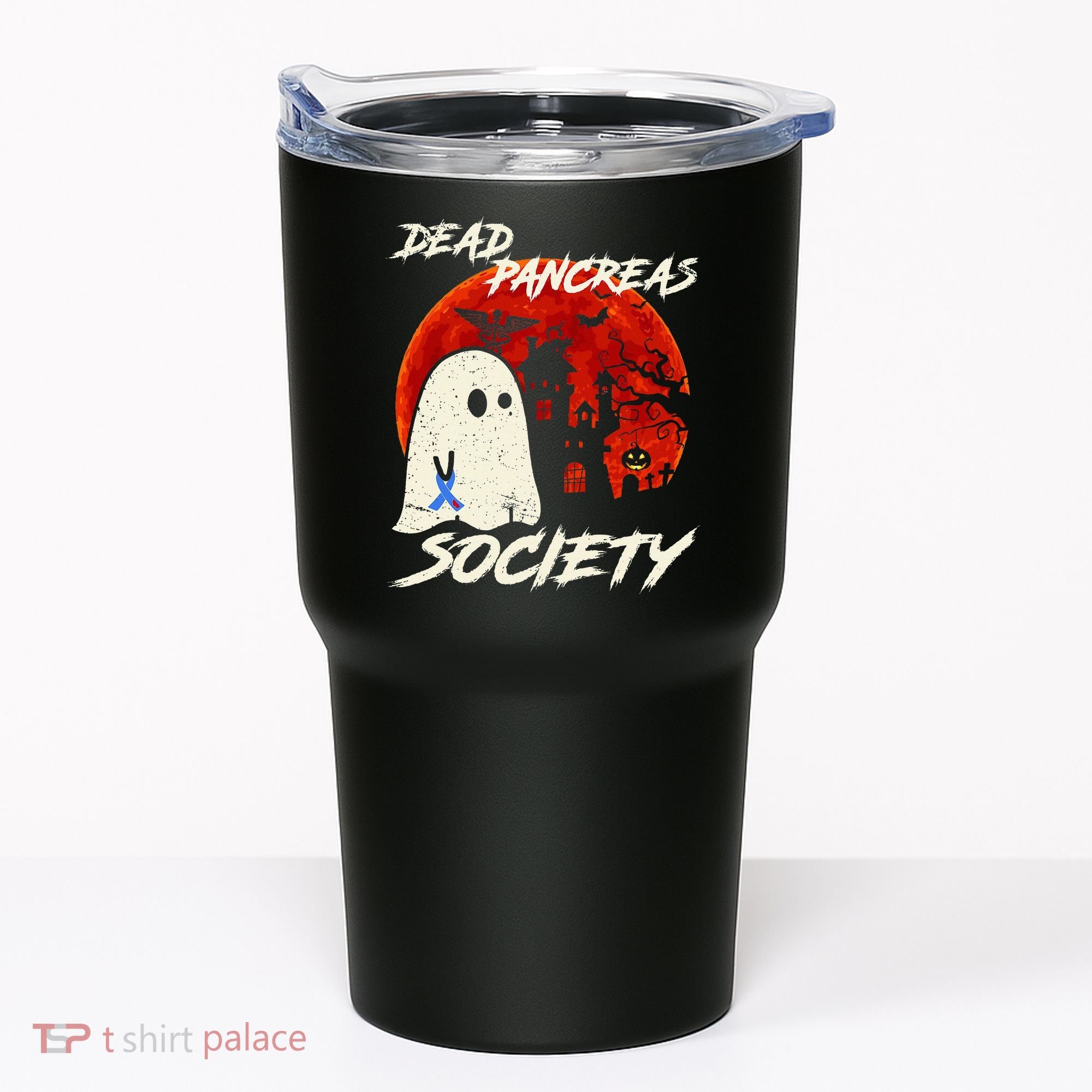 Dead Pancreas Society Ghost Diabetes Awareness Halloween Tumbler