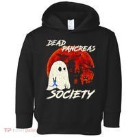 Dead Pancreas Society Ghost Diabetes Awareness Halloween Toddler Hoodie thumb 0