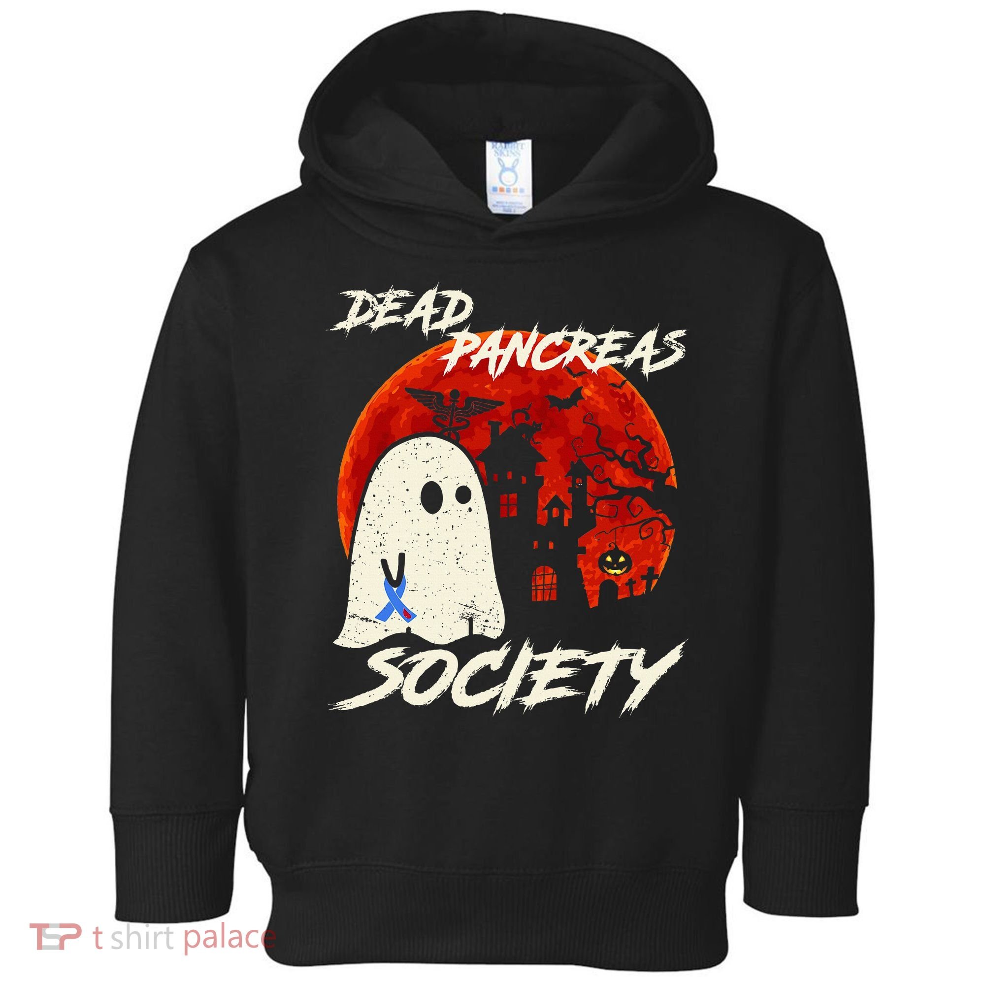 Dead Pancreas Society Ghost Diabetes Awareness Halloween Toddler Hoodie
