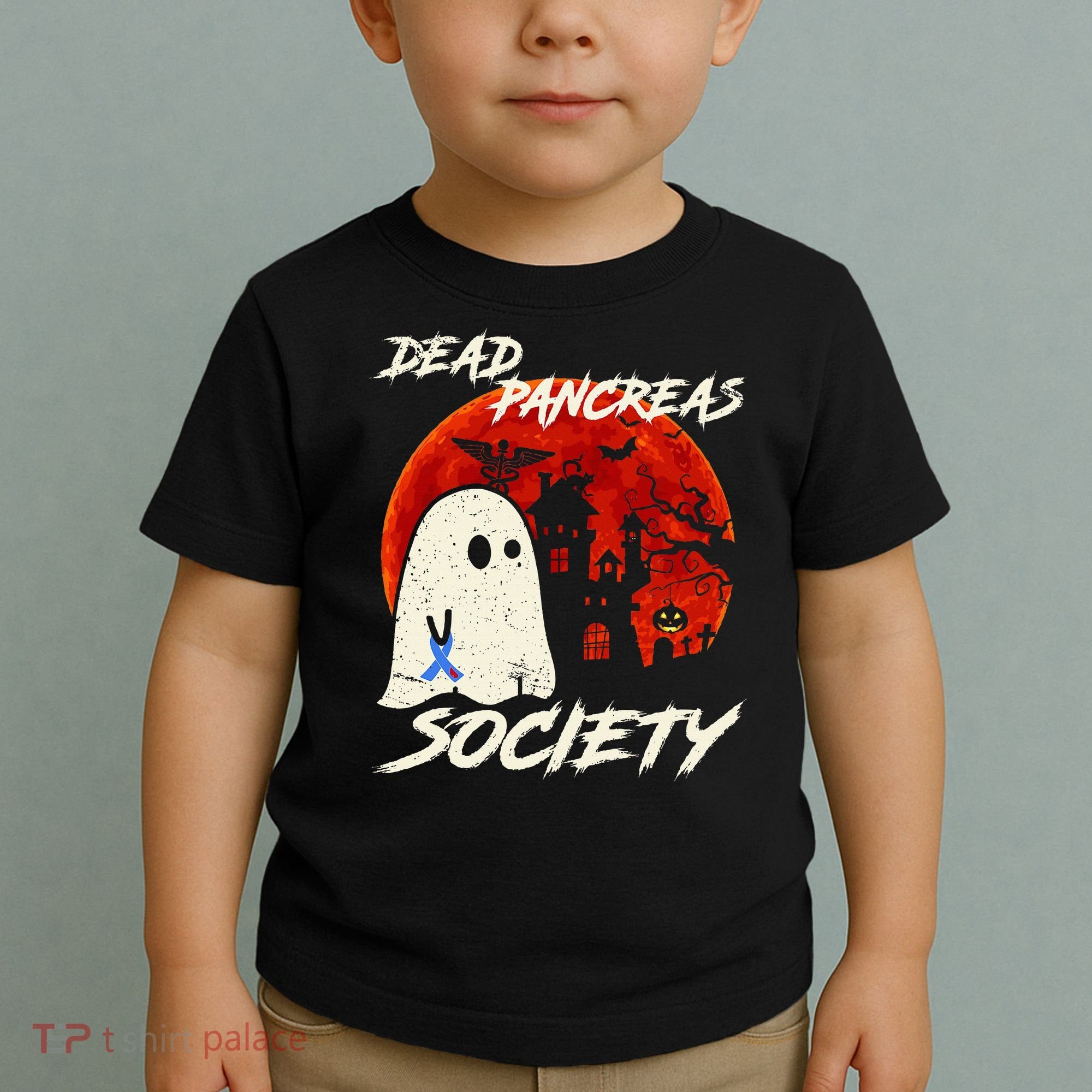 Dead Pancreas Society Ghost Diabetes Awareness Halloween Toddler T-Shirt