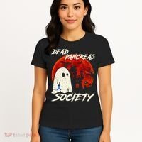 Dead Pancreas Society Ghost Diabetes Awareness Halloween Women's T-Shirt thumb 4