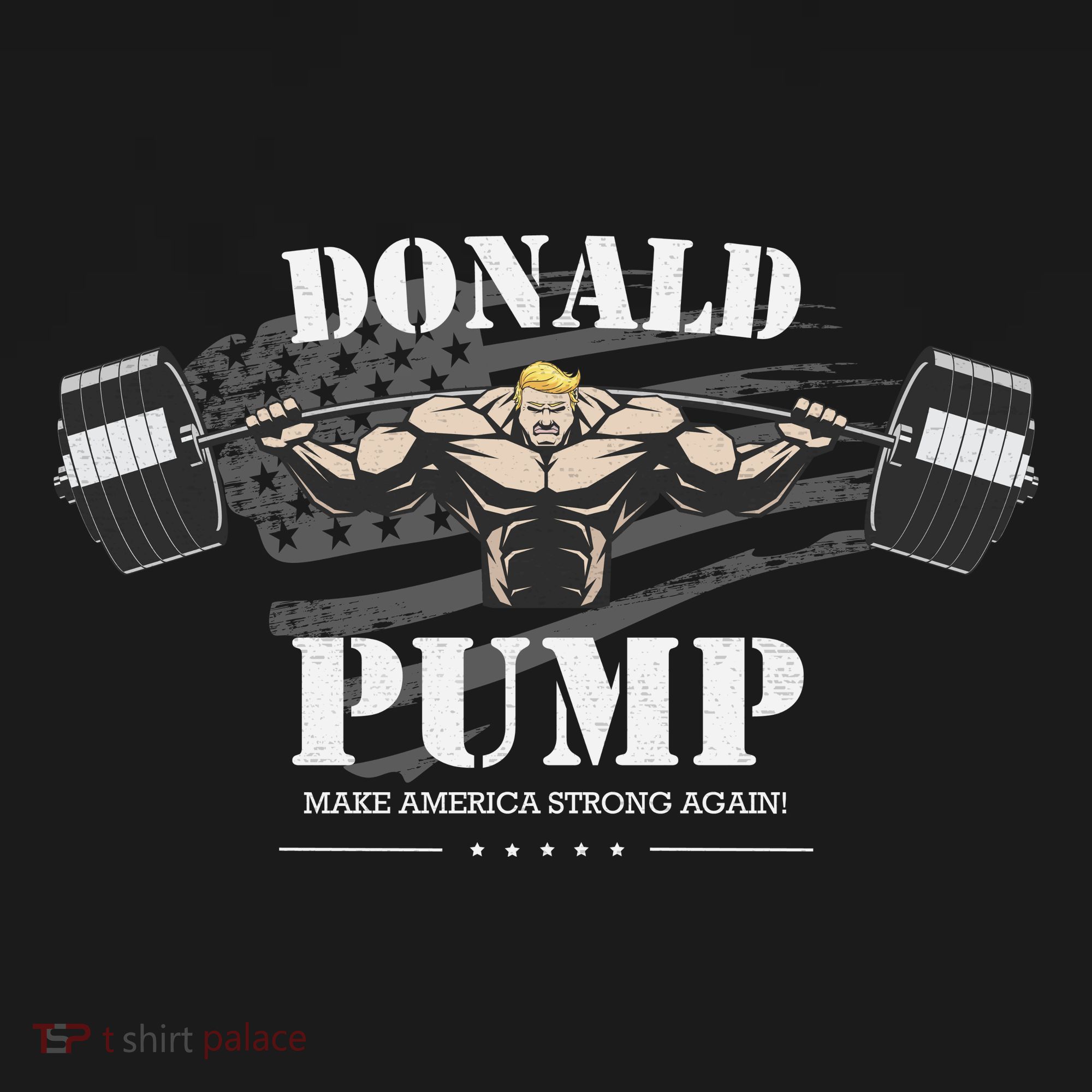 Donald Pump Trump Make America Strong Again Funny Backpack