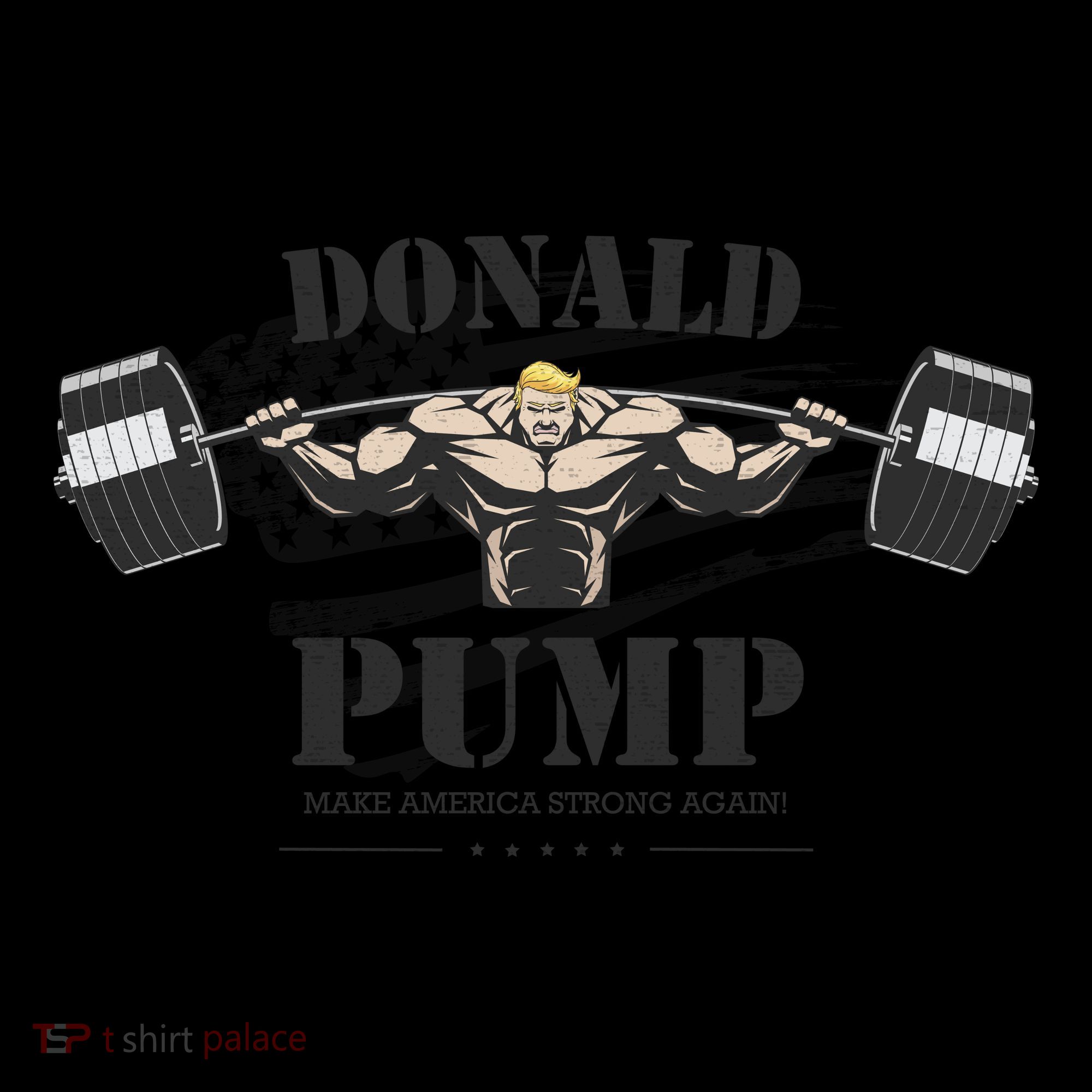 Donald Pump Trump Make America Strong Again Funny Coffee Mug