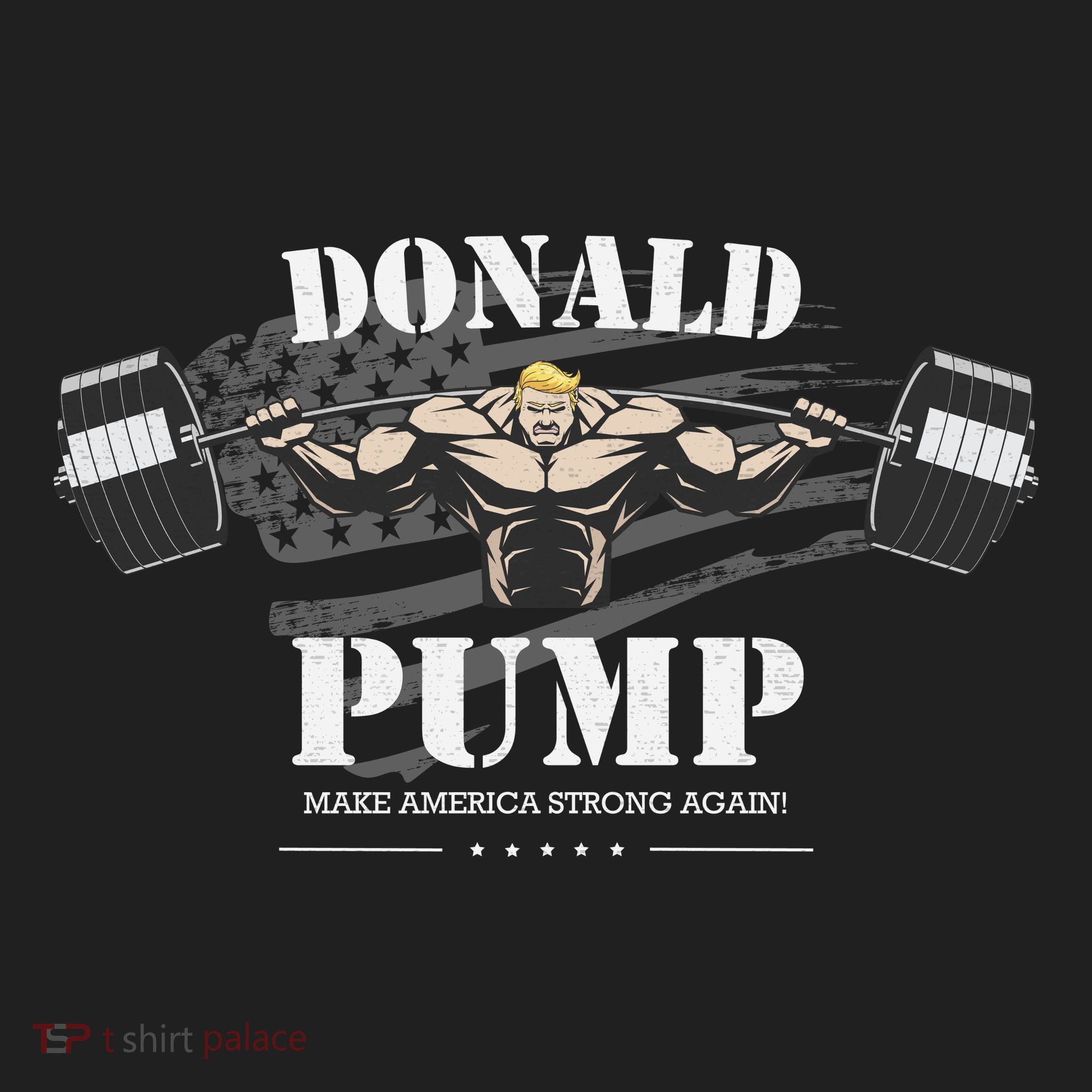 Donald Pump Trump Make America Strong Again Funny Tumbler