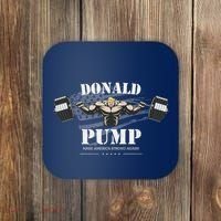 Donald Pump Trump Make America Strong Again Funny Coaster thumb 0