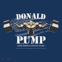 Donald Pump Trump Make America Strong Again Funny Women's Hoodie thumb 2