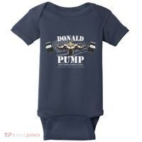 Donald Pump Trump Make America Strong Again Funny Baby Bodysuit thumb 0