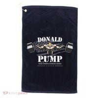 Donald Pump Trump Make America Strong Again Funny Golf Towel thumb 0