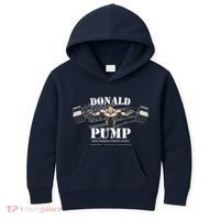 Donald Pump Trump Make America Strong Again Funny Kids Hoodie thumb 0