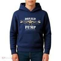 Donald Pump Trump Make America Strong Again Funny Kids Hoodie thumb 4
