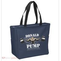 Donald Pump Trump Make America Strong Again Funny Tote Bag thumb 2