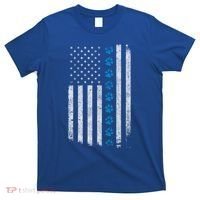 Dog Paw Thin Blue Line American Flag Police Dog Military K9 Meaningful Gift T-Shirt thumb 0