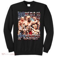 Donald Pump Trump 2024 Weight Lifting Gym Fitness Sweatshirt thumb 0