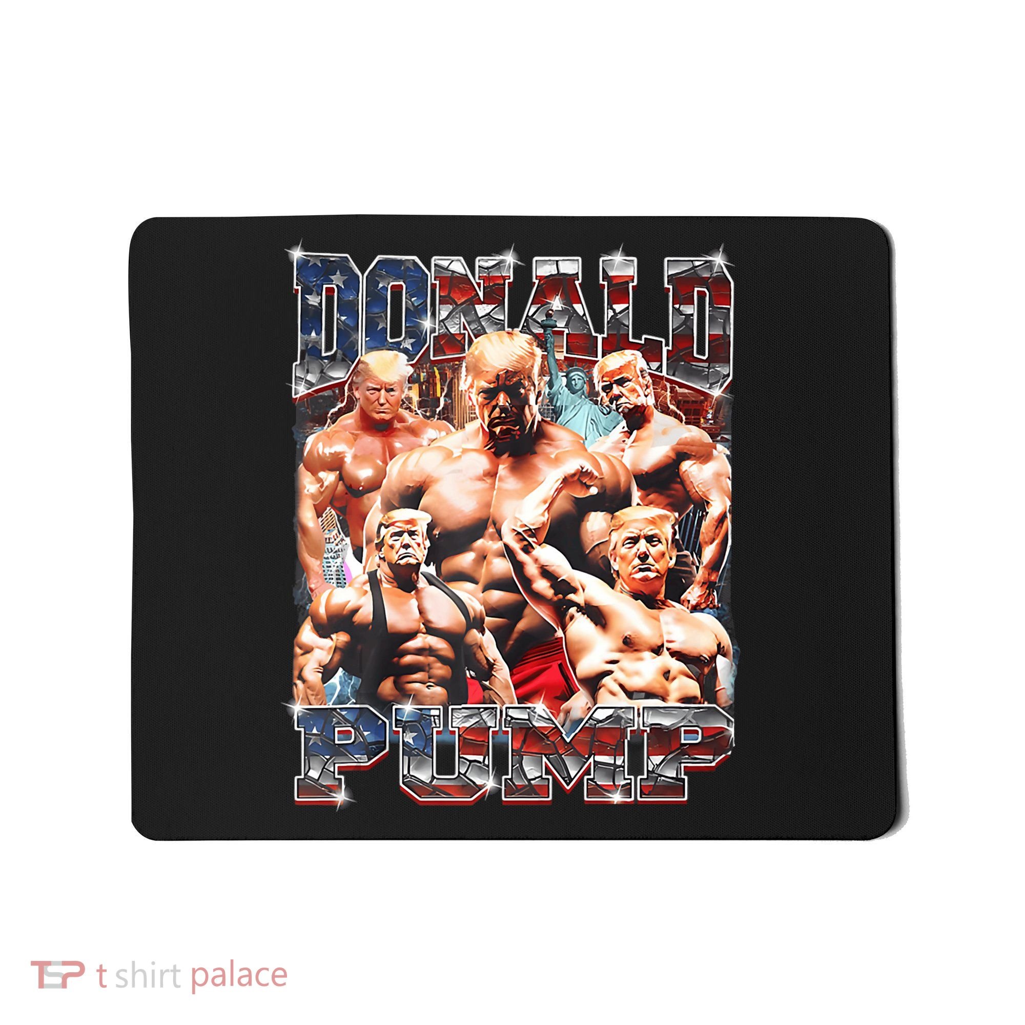 Donald Pump Trump 2024 Weight Lifting Gym Fitness Mousepad