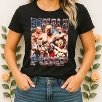 Donald Pump Trump 2024 Weight Lifting Gym Fitness Women's T-Shirt thumb 2