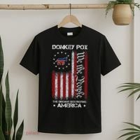 Donkey Pox The Disease Destroying America Funny Anti Biden T-Shirt thumb 2