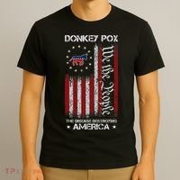 Donkey Pox The Disease Destroying America Funny Anti Biden T-Shirt thumb 3