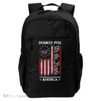 Donkey Pox The Disease Destroying America Funny Anti Biden Backpack thumb 0